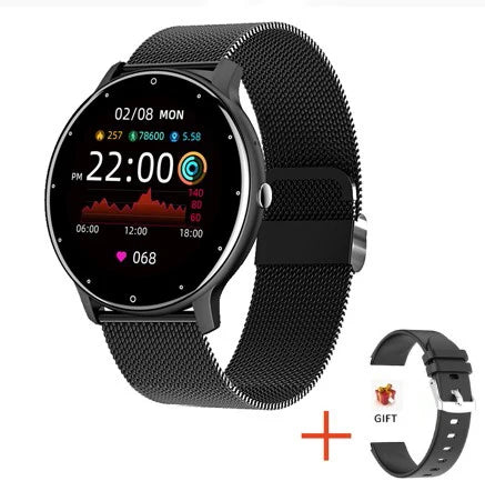 Smart Watch Women Men Full Touch Screen Bluetooth 5.2 Call Waterproof Watches Sports Fitness Tracker Factory IP67 ZL02 New