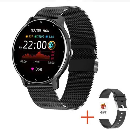 Smart Watch Women Men Full Touch Screen Bluetooth 5.2 Call Waterproof Watches Sports Fitness Tracker Factory IP67 ZL02 New