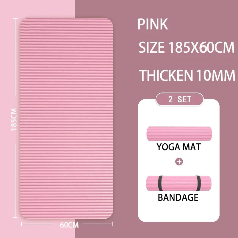 2Meter Longer Yoga Mat Super Large Lengthened Yoga Mat Men'S Special High Quality Fitness Pilates Exercise Healthy Fitness Mat