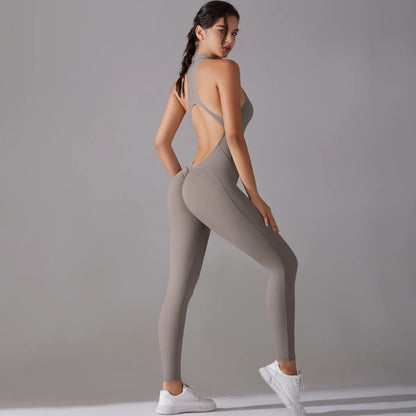 Women Bodysuits Tummy Control Butt Lifting Sports Shapewea Fitness Sports Bodysuit Yoga Suit Women'S Gym Pushup Workout Clothes