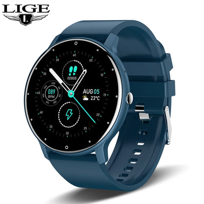 Smart Watch Women Men Full Touch Screen Bluetooth 5.2 Call Waterproof Watches Sports Fitness Tracker Factory IP67 ZL02 New