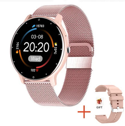Smart Watch Women Men Full Touch Screen Bluetooth 5.2 Call Waterproof Watches Sports Fitness Tracker Factory IP67 ZL02 New